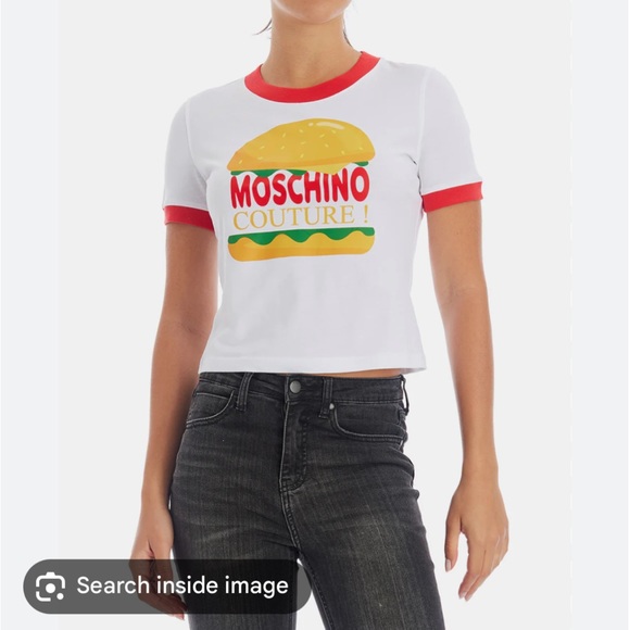 Moschino Couture hamburger T shirt - Picture 2 of 6